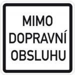 Text nebo symbol - E13 (500x500mm) – Zboží Dáma