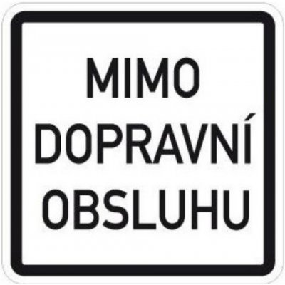 Text nebo symbol - E13 (500x500mm) – Zboží Dáma