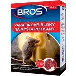 Rodenticid BROS parafínové bloky na myši a potkany 100g – Zbozi.Blesk.cz