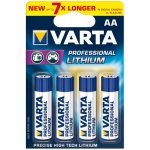 Varta Professional Lithium AA 4ks 6106301404 – Zbozi.Blesk.cz