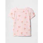 GAP Baby žebrované tričko Růžová – Sleviste.cz