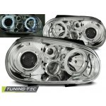 Tuning-Tec Přední čirá světla Volkswagen Golf IV (1997 - 2006) - chromované - Angel Eyes – Hledejceny.cz