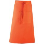 Premier Workwear Dlouhá zástěra do pasu s kapsou Oranžová – Hledejceny.cz