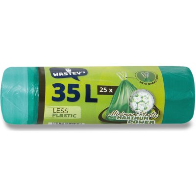 Wastey´s Less Plastic zatahovací pytle 35 l 14 µm 25ks – Zboží Dáma