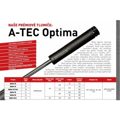 A Tec OPTIMA 45 .375" 9,5mm na závit 5/8"-24 UNEF – Zbozi.Blesk.cz