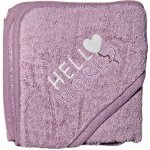 Ergee 889 Froté osuška s kapucí fialová 80 x 80 cm – Sleviste.cz