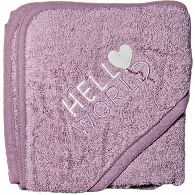 Ergee 889 Froté osuška s kapucí fialová 80 x 80 cm – Sleviste.cz