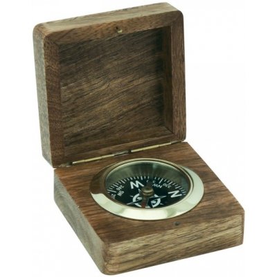 SEA CLUB kompas zasazený do dřevěné krabičky 9550 – Sleviste.cz