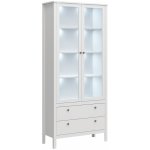 Kondela Vitrína nízká 2W2S bílá OLJE – Zbozi.Blesk.cz