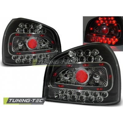 Zadní světla Audi A3 8L 96-00 - krystal/černé LED – Hledejceny.cz
