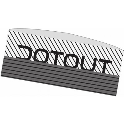 Dotout Mesh Headband Set 3 Pcs Grey/White