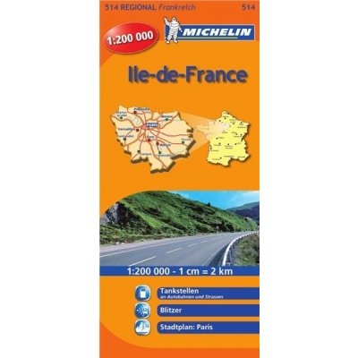 Francie: Ile-de-France č. 514 mapa – Zboží Mobilmania