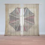 Sablio Záclony Resident Evil Umbrella Corporation Vintage: 2ks 150x250cm – Hledejceny.cz