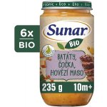 Sunar BIO příkrm batáty červená čočka a hovězí maso 6 x 235 g – Zboží Dáma