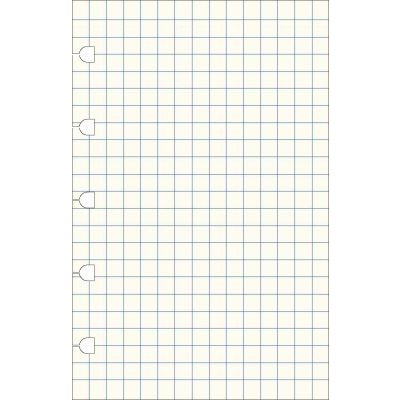 Filofax Notebook, náplň kapesní, papíry čtverečkované – Hledejceny.cz