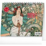 stolní Alfons Mucha, 16,5 x 13 cm 2026 – Zboží Dáma