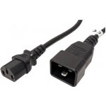Síťový kabel propojovací PremiumCord, 230V, 10A, 2m, konektory IEC 320 C13 - IEC 320 C20 – Zbozi.Blesk.cz
