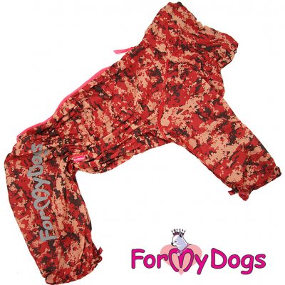 FOR MY DOGS Overal pro fenky větších plemen MILITARY, CAMO