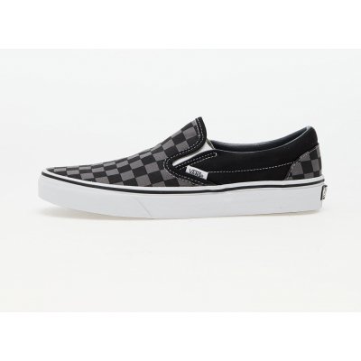 Vans classic Slip On black/pewter checkerboard – Zboží Dáma