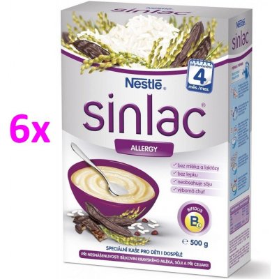 NESTLÉ Sinlac kaša bezlepková 6 x 500 g – Zboží Dáma