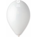 Nafukovací balonek 26 cm jednobarevný BÍLÝ