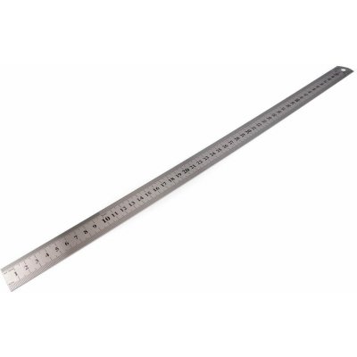 Kovové pravítko délka 50 cm - barva nikl – Zboží Dáma