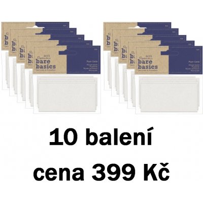 WEST DESIGN Jmenovky na stůl (300ks) kraft bílé – Sleviste.cz