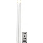 Star trading 2x LED dlouhá svíčka FLAMME SLIM s dálkovým ovládáním V.38 cm bílá – Hledejceny.cz