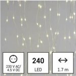 Emos D3EW01 LED vánoční nano řetěz záclona 1,7x2 m venkovní i vnitřní teplá bílá programy – Hledejceny.cz