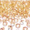 Svatební dekorace 1000 ks - Akrylové kamínky ve tvaru diamantu - Konfetky 6mm - Zlatá