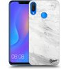 Pouzdro a kryt na mobilní telefon Huawei Picasee silikonové Huawei Nova 3i - White marble čiré