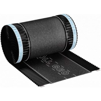 Eurovent Roll Geo Hřebenový větrací pás 90 mm x 5 bm černá 1 ks