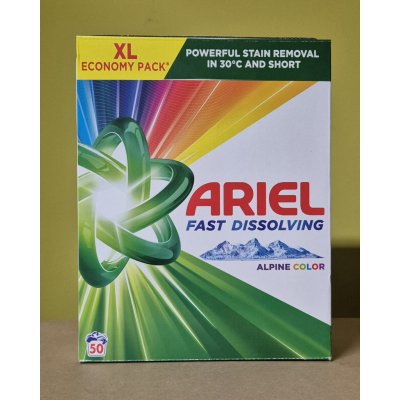 Ariel Alpine Color prací prášek 2,75 kg 50 PD – Hledejceny.cz