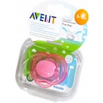 Philips Avent anatomický růžová/oranžová 2 ks – Sleviste.cz