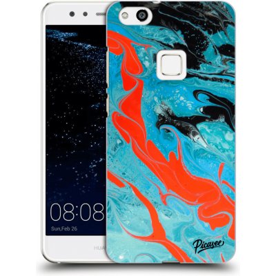 Pouzdro Picasee silikonové Huawei P10 Lite - Blue Magma čiré – Sleviste.cz