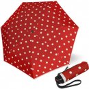 Knirps T.020 Small Manual dot art dámský skládací mini deštník červený