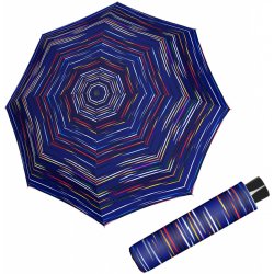 Doppler Mini Fiber desert Blueness dámský skládací deštník modrý