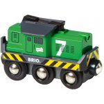 Brio Elektrická lokomotiva zelená, baterie AA není součástí – Sleviste.cz