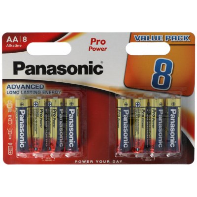 PANASONIC Pro Power AA 8ks LR6PPG/8BW – Zboží Živě
