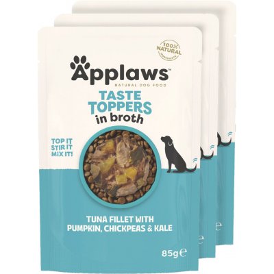 Applaws Dog Taste Toppers Broth Tuňák s dýní 3 x 85 g – Sleviste.cz