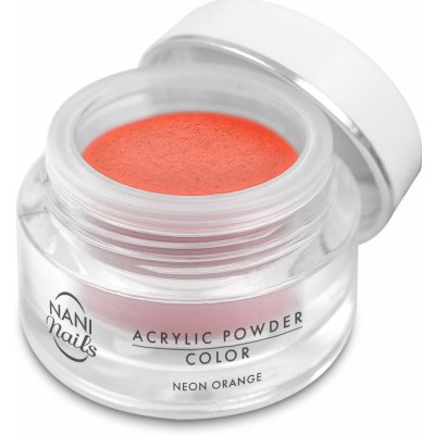 NANI akrylový pudr Neon Orange 3,5 g – Zbozi.Blesk.cz