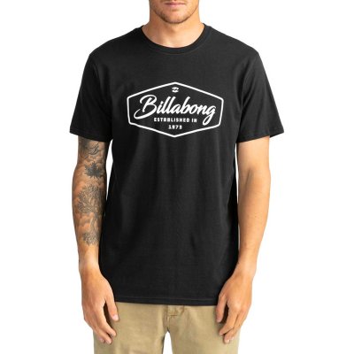 Billabong TRADEMARK black pánské tričko krátký rukáv