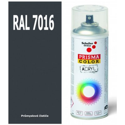 Schuller Eh'klar Prisma Color 91314 RAL 7016 Sprej šedý lesklý 400 ml, odstín barva antracitová šedá – Zbozi.Blesk.cz