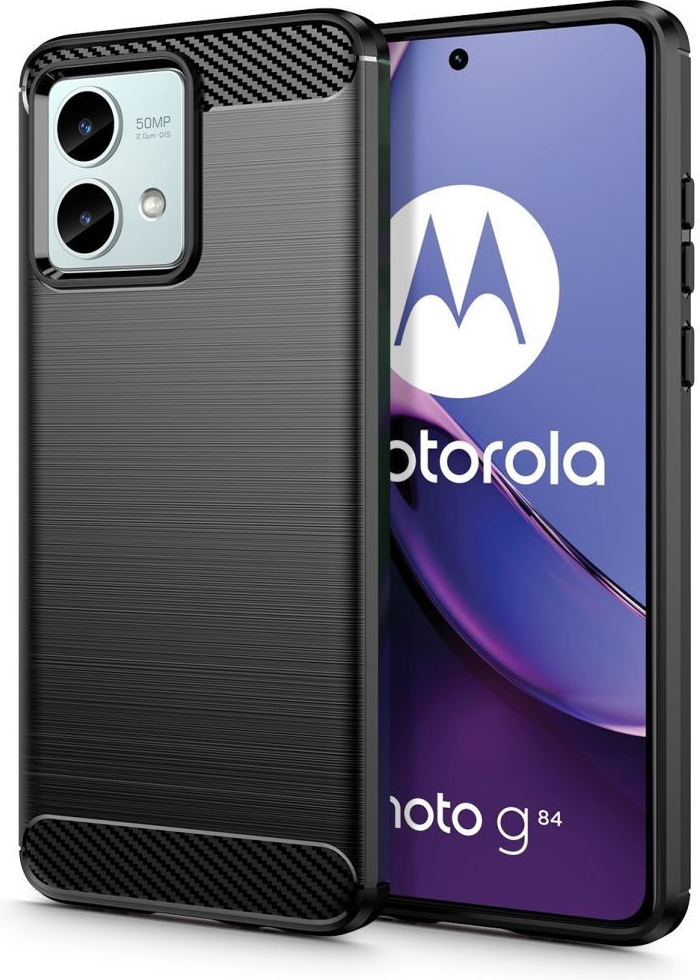 TECH-PROTECT TPUCARBON MOTOROLA MOTO G84 5G černé