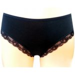 Novia Dámské kalhotky s krajkou B7 černá – Zboží Dáma