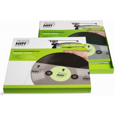 FLUX Hifi - Vinyl Record Sleeves 50: Antistatické vnitřní obaly v sadě 50-ti kusů – Zboží Mobilmania