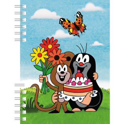 Nakladatelství AKIM, s.r.o. Zápisník A6 s vazbou twin wire Krtek – Zbozi.Blesk.cz