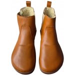 Pegres BF 58 W dámská zimní barefoot obuv hnědá – Zboží Mobilmania