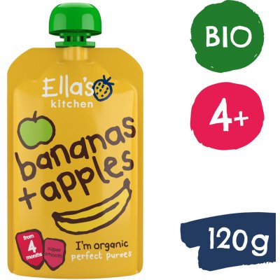 Ella's Kitchen BIO Jablko a banán 120 g – Zbozi.Blesk.cz