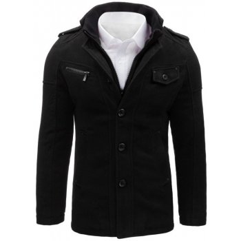 Manstyle pánský kabát stylový cx0399 černý